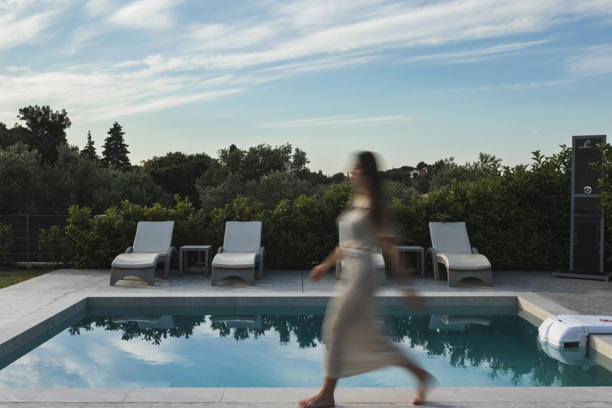 Binios Villa - Private Pool, Walking Distance From The Beach Vasilikos  Luaran gambar
