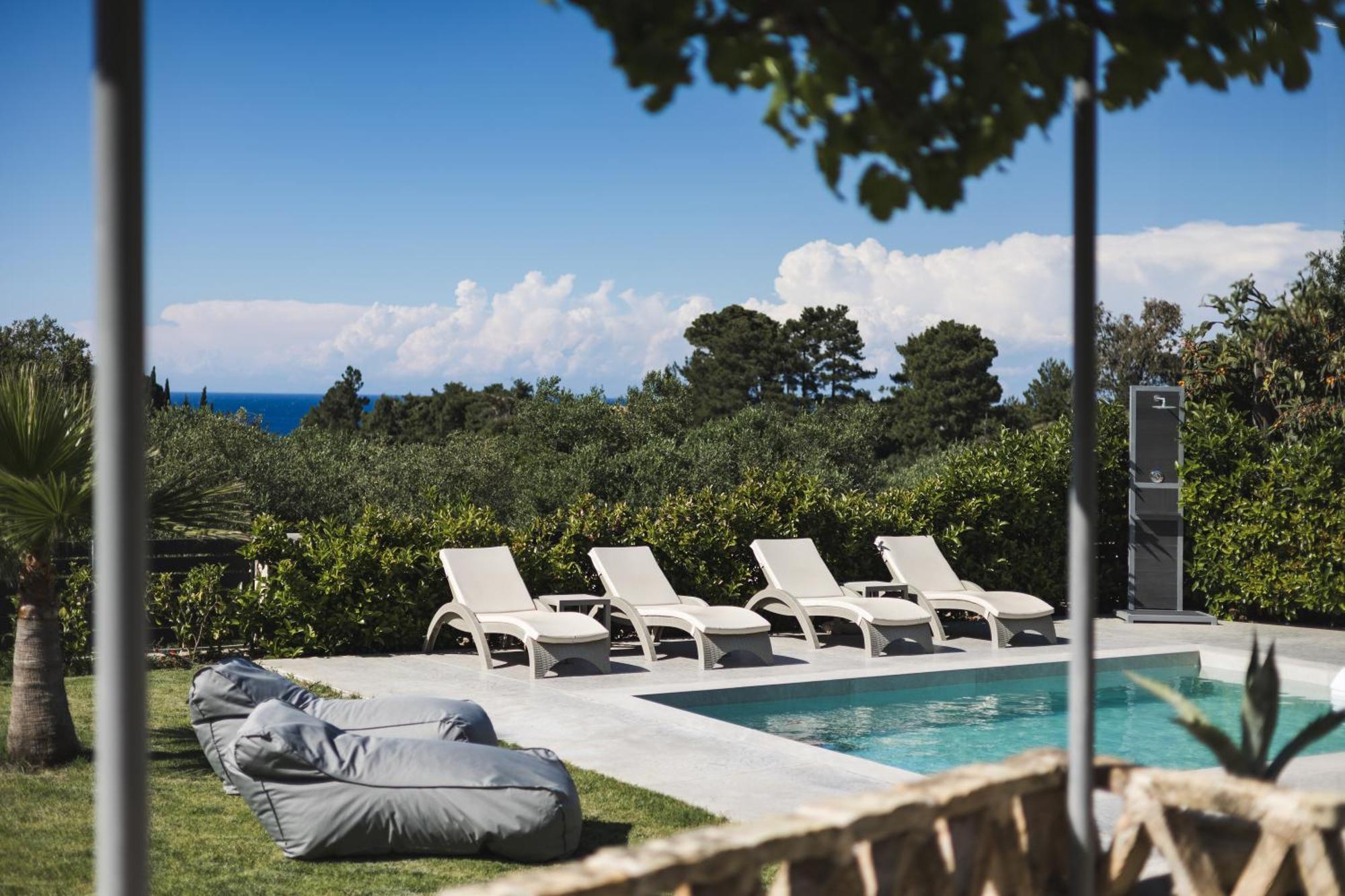 Binios Villa - Private Pool, Walking Distance From The Beach Vasilikos  Luaran gambar