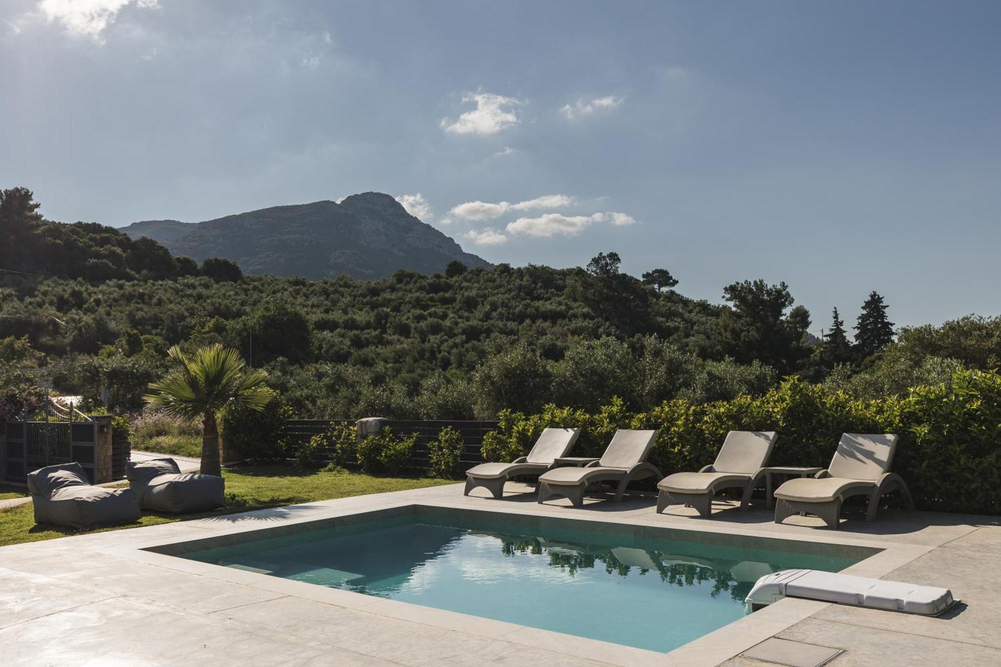 Binios Villa - Private Pool, Walking Distance From The Beach Vasilikos  Luaran gambar