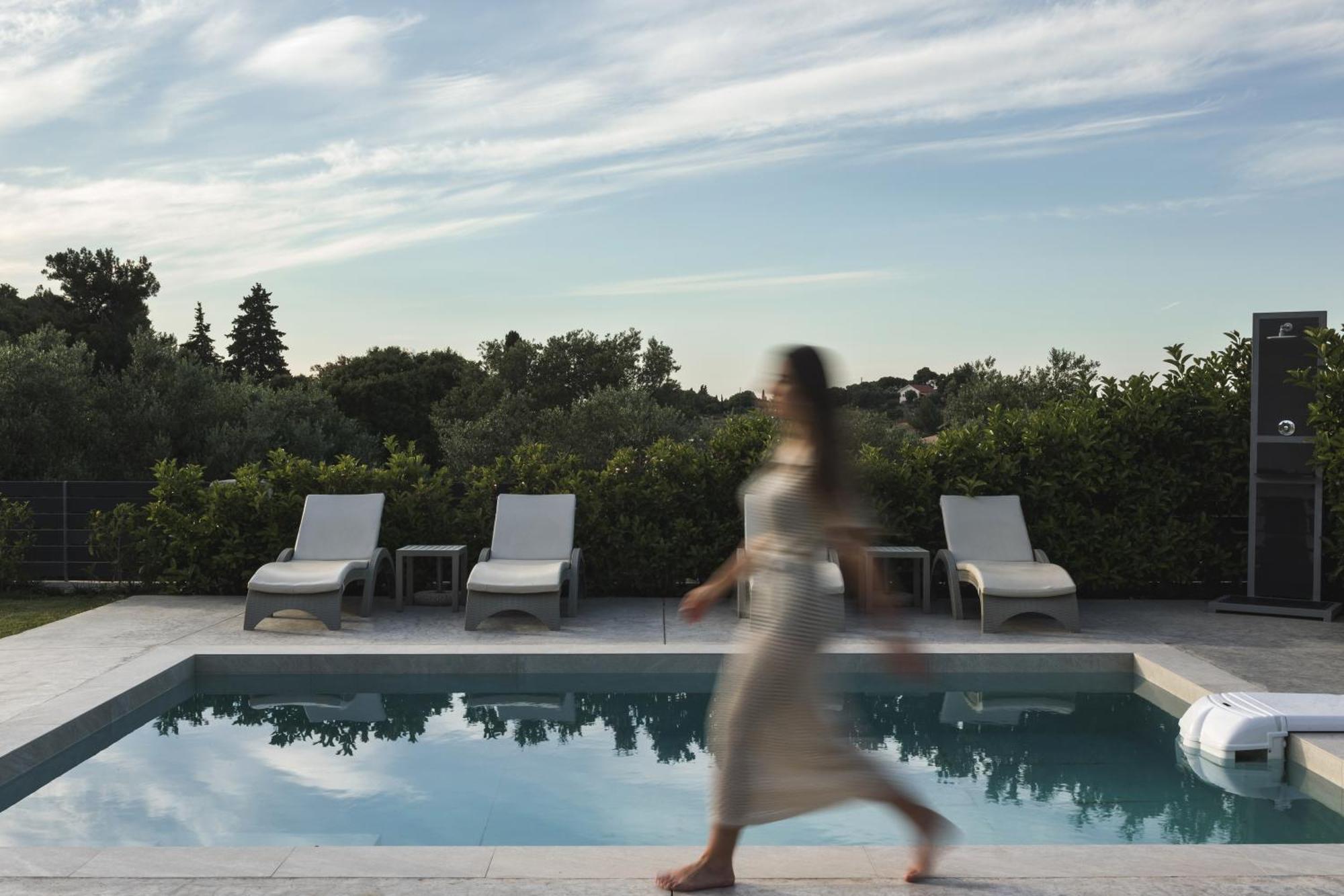 Binios Villa - Private Pool, Walking Distance From The Beach Vasilikos  Luaran gambar